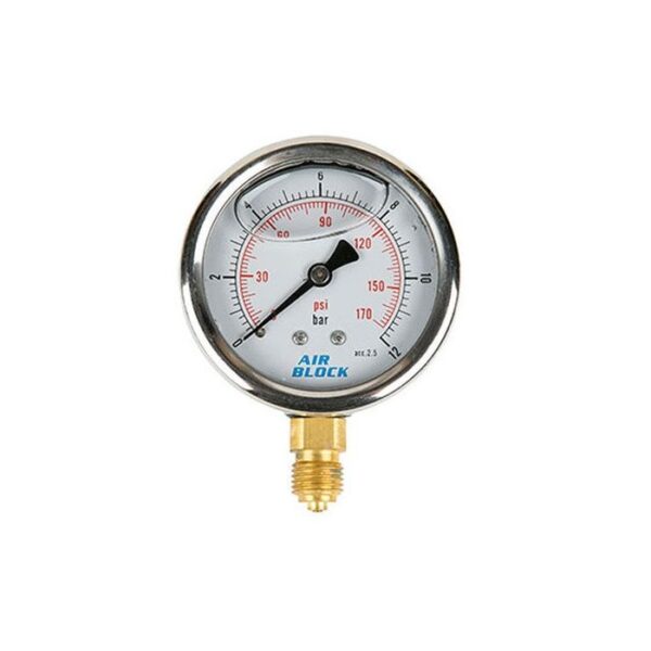 WATTS MANOMETER 0-25 BAR - GLYCERIN