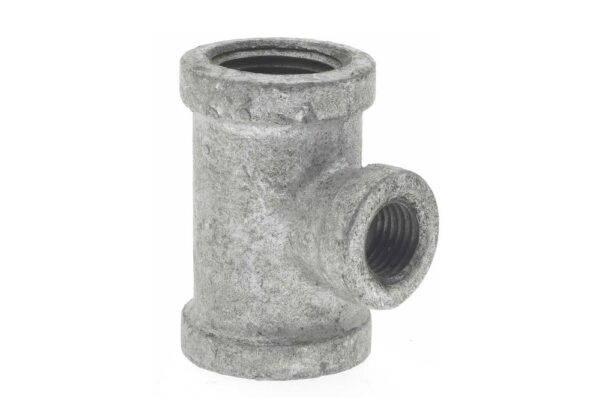 GALVANIZED TEE REDUCER 1"-1/2"-1"