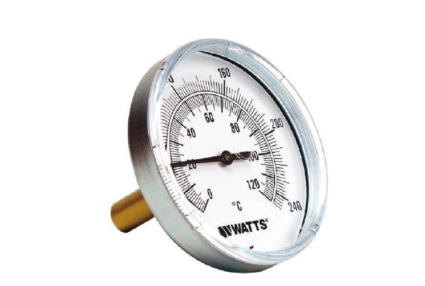 WATTS THERMOMETER 0-120oC 1/2''