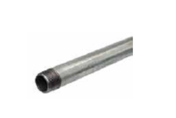 GALVANIZED PIPE THREATED-1/2"x50cm