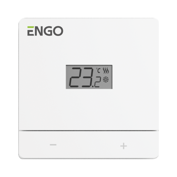 ENGO WIRED ROOM THERMOSTAT 230V (WHITE)