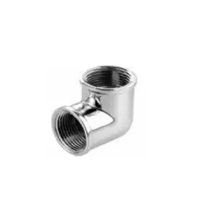 CHROME ELBOW 90° 1/2'' F-F