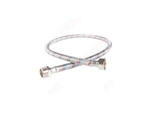 STAINLESS STEEL CONNECTION HOSE L=30CM 1/2'' M-F