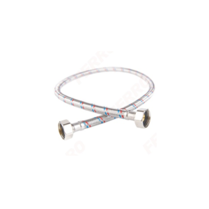 STAINLESS STEEL CONNECTION HOSE L=20CM 3/8'' F-F